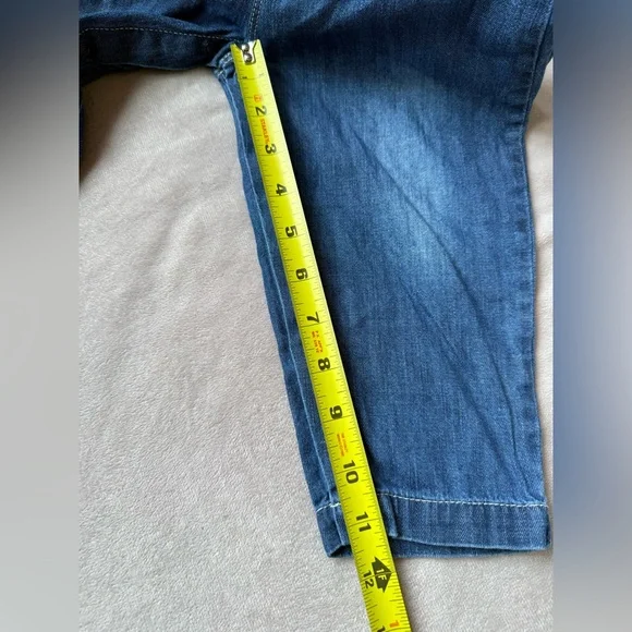 Toddler Girl Unicorn Denim Overalls 2-3 Years Blue Jean Romper 100% Cotton - Picture 7 of 10